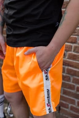 Sk8erboy sportshorts - Neon oranje - Large — thumbnail 1