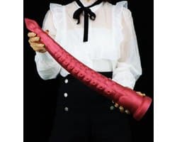 Mega Grote Dildo - Tentacle - 55 cm - Gemaakt van zijdezacht Siliconen - Extreme Monster Dildo - Rood