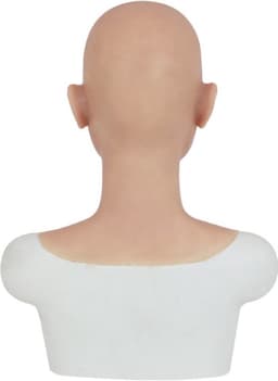 Siliconen Masker-Vrouwenmasker- Masker- Gezichtsmasker-Cosplay-Transgender-Travestie- Gezicht-Crossdresser — thumbnail 6