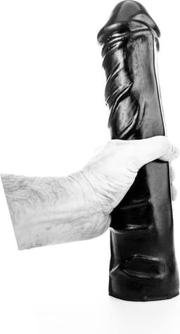 All Black Grote zwarte realistische dildo 33 cm — thumbnail 9