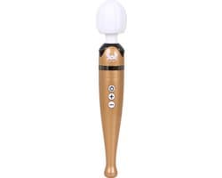 Pixey - DeLuxe Gold Edition Oplaadbare Wand Vibrator – Krachtige Massager