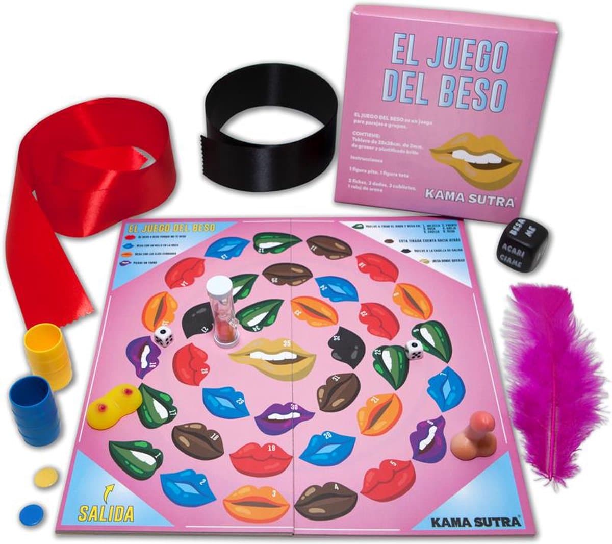 DIVERTY SEX Erotic Kiss Sex Game - Bordspel voor koppels en vrienden — afbeelding 1