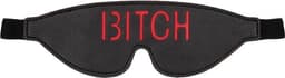 Ouch! Blindfold - BITCH - Black — thumbnail 4