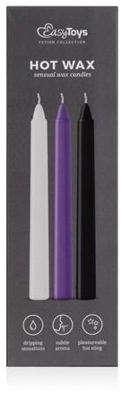 Hot Wax SM Kaarsen - 3 stuks — thumbnail 6