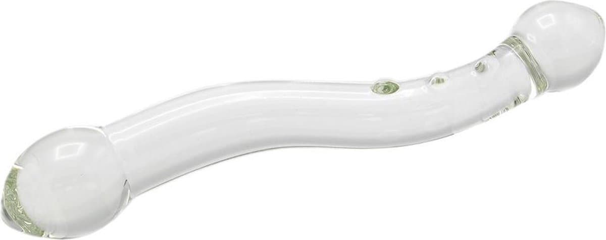 Kiotos Glass - Duo Glazen Dildo - Transparant — afbeelding 1