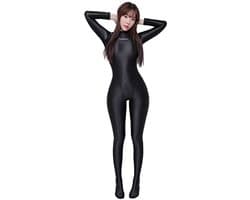 Glanzende Stretch Bodysuit voor Dames - Catsuit met Wetlook