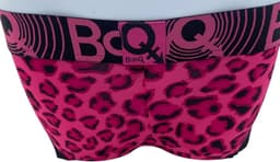 BodyQ Men's Underwear Boxer - Panter Look Roze & Roze Zwarte Band - Medium - Sexy Lingerie voor Mannen — thumbnail 3