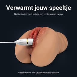 Dailyplay Warmtestaaf voor Pocket Pussy en Sexpop - USB - TPE Masturbator & Fleshlight Hittestick - Sex toys — thumbnail 2