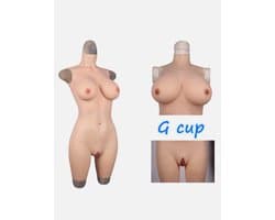 Siliconen bodysuit-Cup G-Siliconen Borsten-100% siliconen-Crossdresser-Travestie