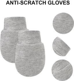 9 Paar Baby Wanten Katoen Anti-Kras Handschoenen Geboorte Unisex 0-6 Maanden — thumbnail 4