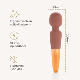 Be Mine Pleasure - Vibrator - Vibrator voor Vrouwen - Wand Massage - Sex Toys voor Vrouwen - 20 Trilfuncties - 8 Snelheids Frequenties - IPX6 Waterdicht — thumbnail 3