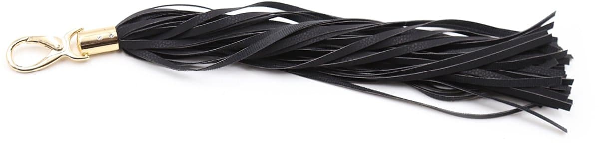 Smart Moves - Flogger aan Karabijnhaak - 32 cm - Zwart — afbeelding 1