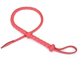 Liebe Seele - Angel's Kiss Bullwhip - Leren Bull Whip - Roze — thumbnail 1