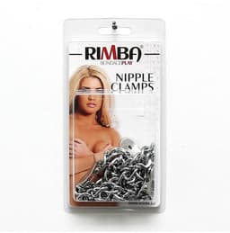 Rimba Bondage Play - Tepel En schaamlip klemmen Met Ketting — thumbnail 2