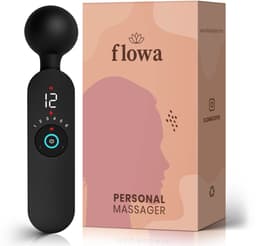 Flowa® Naya – Magic Wand - Vibrator voor Vrouwen - Krachtige Clitoris Satisfyer - 72 Standen - Fluisterstil - Sex Toys voor Vrouwen - Cadeau voor Vrouw - Zwart — thumbnail 1