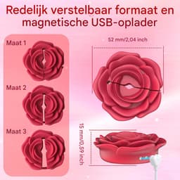 Vitdipy - Vibrerende Tepelklemmen - 2 Stuks - 10 Vibratie Standen - Afstandsbediening - Tepelvibrator - Borst - Draadloos - Rood — thumbnail 7