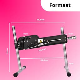 Fubzz Neukmachine Voor Mannen & Vrouwen - Sex Machine Verstelbaar - Fuck Machine - Inclusief Dildo’s, Pocket Pussy & Verlengstukken - Sex Speeltjes — thumbnail 8