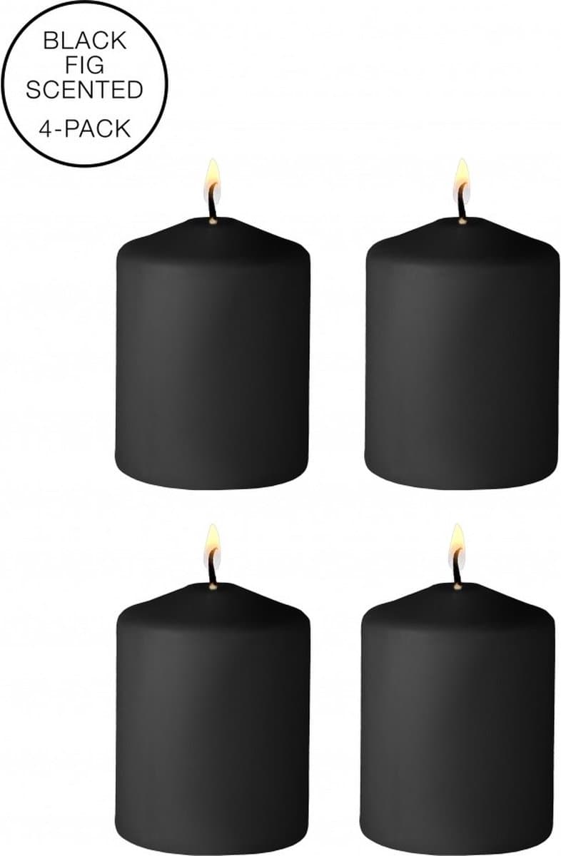 Ouch! by Shots - Tease Candles - Disobedient - 4 Pieces - Black — afbeelding 1