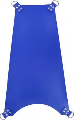 Adjusted Leather sling - 4 points - Blue — thumbnail 1