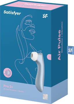 Satisfyer Pro 2 Plus trillingen, drukgolven en trillingen, 2 afzonderlijke motoren, batterijtechnologie, waterdicht — thumbnail 4