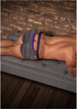 Male Power Heather Haze - Cutout Short grey L — thumbnail 7