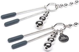 Fifty Shades tepelklemmen kralenketting — thumbnail 1
