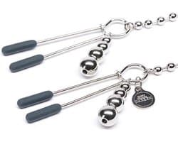 Fifty Shades tepelklemmen kralenketting