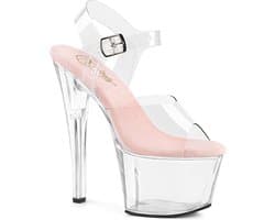 Pleaser - SKY-308 Sandaal met enkelband, Paaldans schoenen - US 9 - 39 Shoes - Roze
