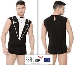 Softline - Ober outfit -zwart XL — thumbnail 2