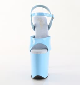 Pleaser - FLAMINGO809 Sandaal met enkelband, Paaldans schoenen - US 5 - 42 Shoes - Blauw — thumbnail 5