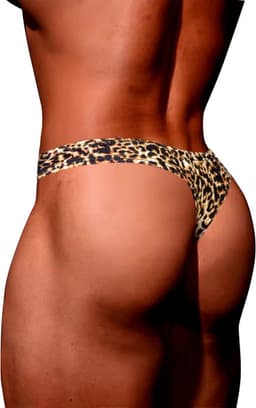 Luipaard string heren - Erotische mannen slip - Polyester - Onderbroek - Sexy — thumbnail 2