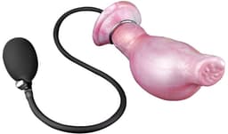 Kiotos Monstar - Breezefury - Opblaasbare Dildo - Roze/Wit — thumbnail 4
