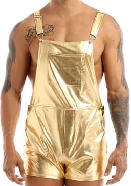 Erotische jarretel overall heren - Jumpsuit - Festival - BDSM - PU Leder — thumbnail 1