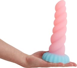 Banoch | Dildo twirl | roze siliconen | zuignap | fantasy — thumbnail 2