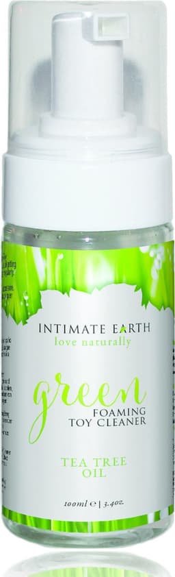 Intimate Earth - Groene Thee Toycleaner Schuim 100 ml — thumbnail 1