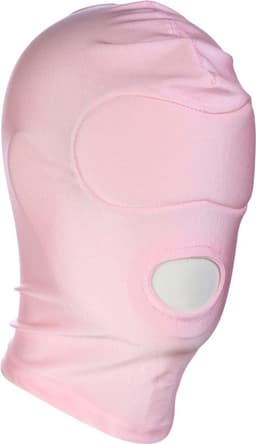 Banoch - Mask/1 hole Pink - Spandex Masker - BDSM - Roze — thumbnail 4