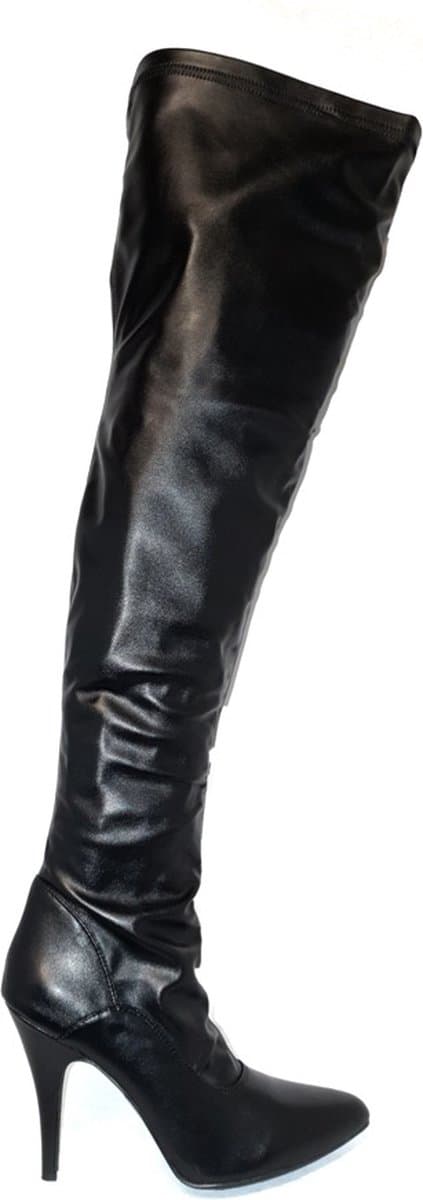 Soisbelle  Imitatie Lakleren Overknee Boot X301 Zwart Maat 36 — afbeelding 1