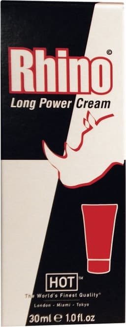 Hot Rhino Long Power Cream - 30 ml - Delay Cream — thumbnail 9