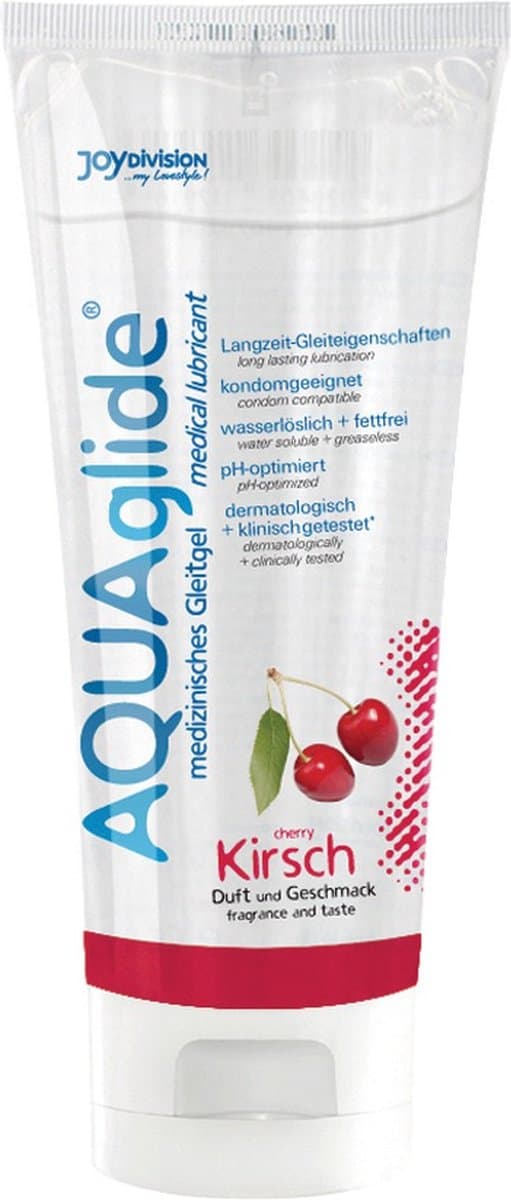 Aquaglide Cherry - 100 ml - Glijmiddel — afbeelding 1
