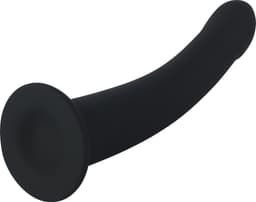 Banoch | Dildo siliconen Curvzz tip zwart | Small  | Ø 2 cm | 13 cm lengte | zuignap — thumbnail 7