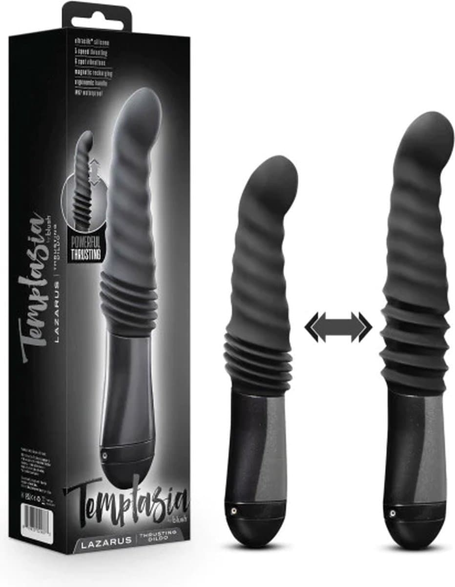 Stotende Vibrator Temptasia Lazarus - Thrusting Dildo - Stootlengte: 3.1 cm - 3 Krachtige Standen - Sex Toys - Sexspeeltjes voor vrouwen — afbeelding 1
