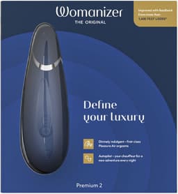 Womanizer Premium 2 - Luchtdrukvibrator - Blauw — thumbnail 2