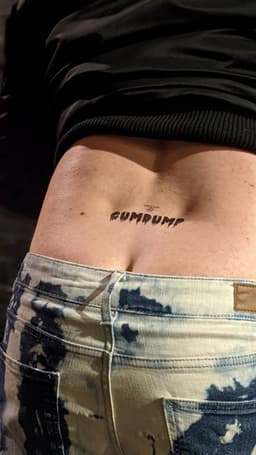 Mister b temporary tattoo cumdump — thumbnail 2