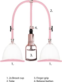 Breast Pump Set Large - Rose Gold — thumbnail 13
