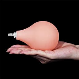 Realistische Spuitende Dildo - 28 cm - Squirting Dildo - Ejaculerende Dildo - Met zuignap - Met balzak - Grote Dildo - Seksspeeltjes - Sextoys — thumbnail 3