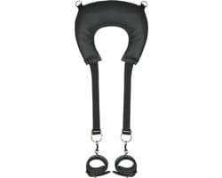 EasyToys - Pillow en Ankle Cuffs - Duurzaam - Bondage Set - Bondagetouw - Enkelboeien - BDSM Set - BDSM Toys - Rollenspel Erotiek - Erotisch Spel - Sex Toys voor Vrouwen en Mannen - Zwart