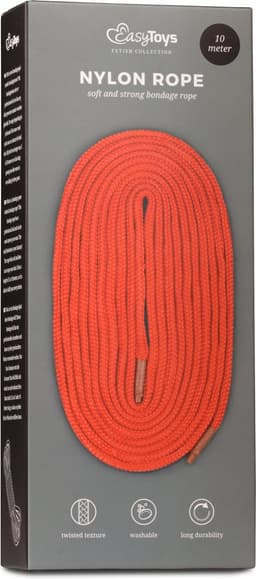Rood Bondagetouw - 10 Meter — thumbnail 2