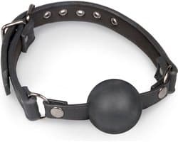 EasyToys - Ball Gag met Grote Siliconen Bal - BDSM - BDSM Toys - Sex Toys voor Vrouwen en Mannen - Balgag - Erotisch Spel - Zwart