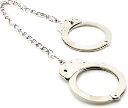 Pipedream Fetish Fantasy HandBoeien Metal Leg Cuffs zilver — thumbnail 11