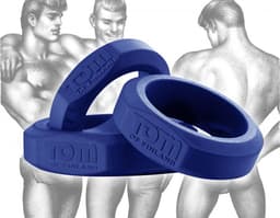 Tom of Finland Tom of Finland Cockring Set - 3 Stuks - Blauw — thumbnail 2
